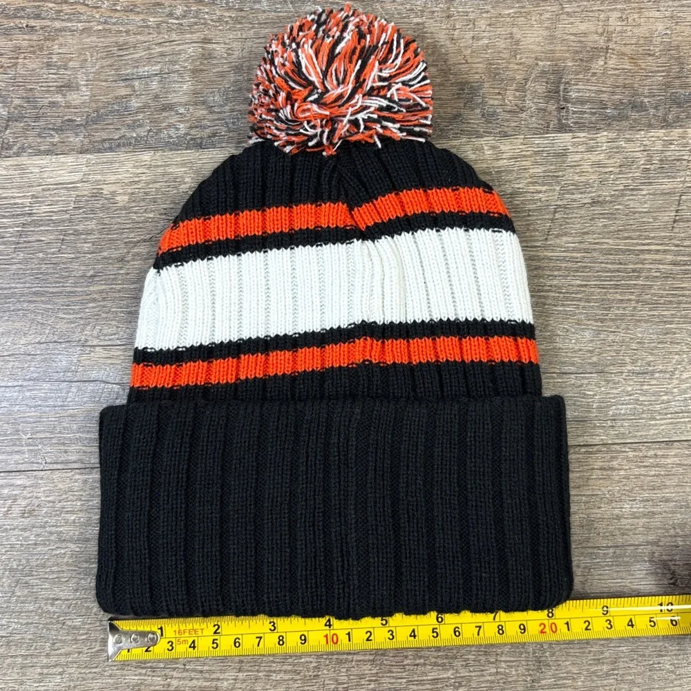 🧡 Baltimore Orioles ‘47 Brand OSFA Pom Beanie – NWT 🖤